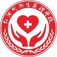 红河州卫生护理学校logo